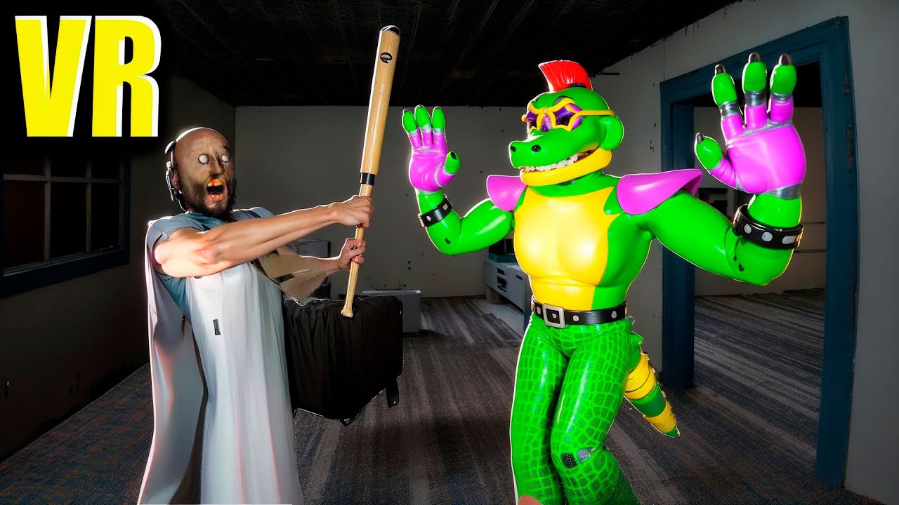 VR БРАТ ГИГА МОНТИ ЗАСТАВЛЯЕТ БАБКУ ГРЕННИ ПЕРЕПИСАТЬ ДОМ НА НАС В БОНЕЛАБ FNAF COOP BONELAB MOD
