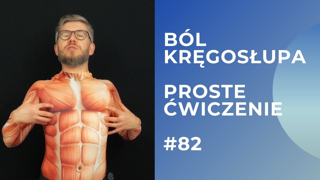 BÓL KRĘGOSŁUPA - taśma przednia do przećwiczenia - AUTOTERAPIA W 5 MINUT [#82]