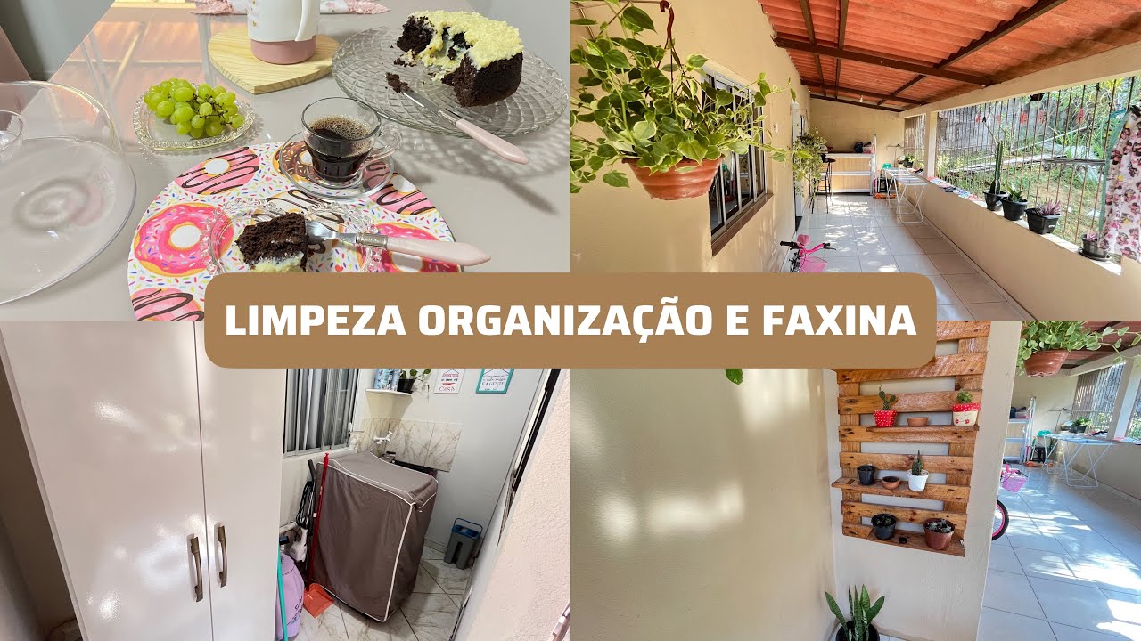 LIMPEI, ORGANIZEI E FAXINEI🏠LAVANDERIA E ÁREA EXTERNA LIMPINHA💖#limpeza