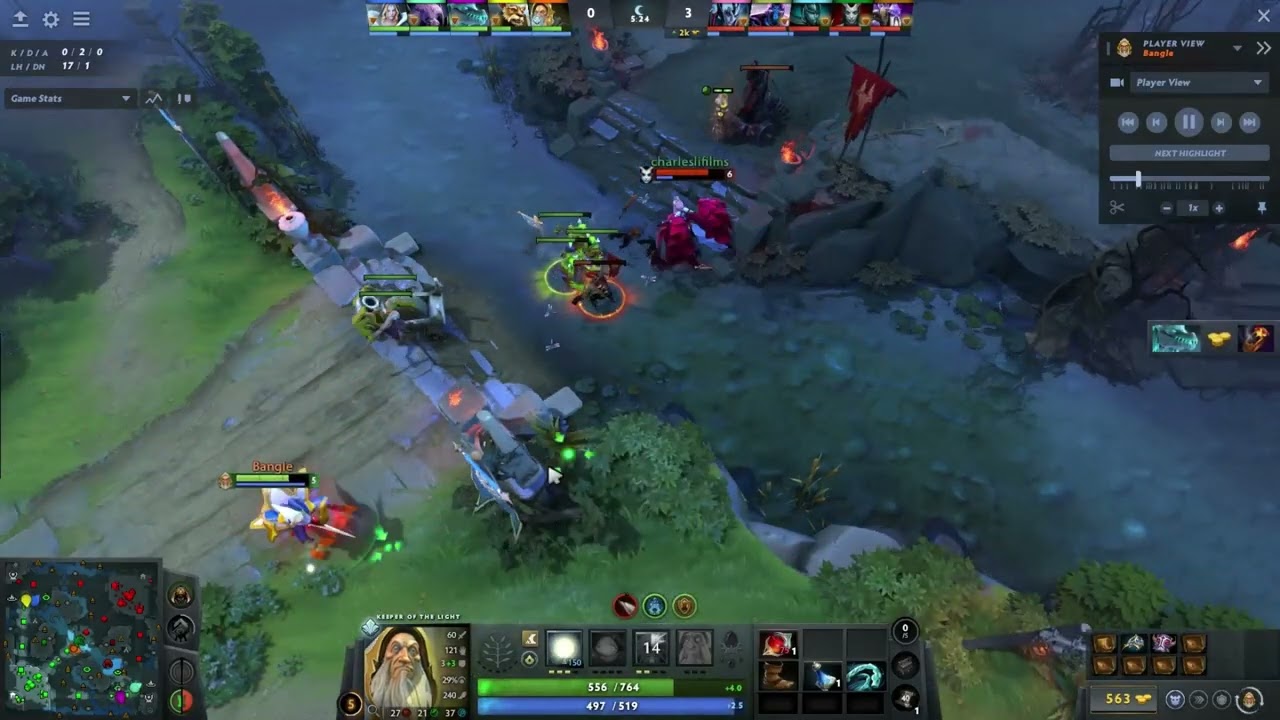 Keeper Of The Light Mid Lane 1200MMR Guardian Rank Climb