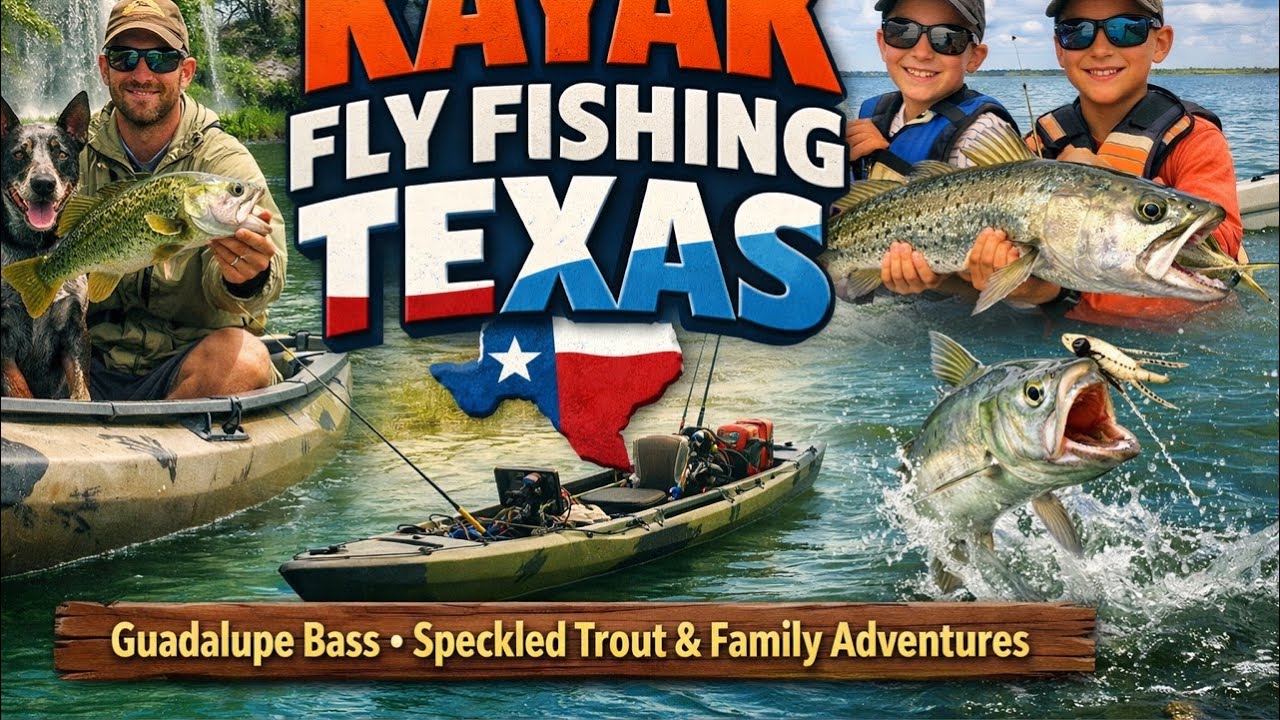 fly fishing Texas and  kayaking