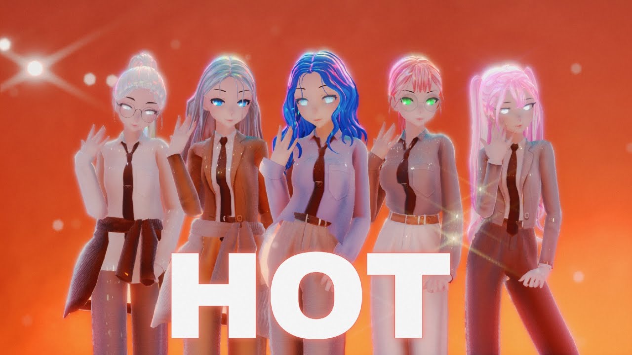 [MMD] Le Sserafim - Hot [5p Motion DL]