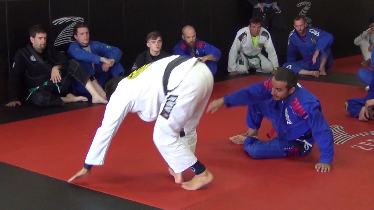 Robson Moura Side Control Escape arm over to sweep and choke