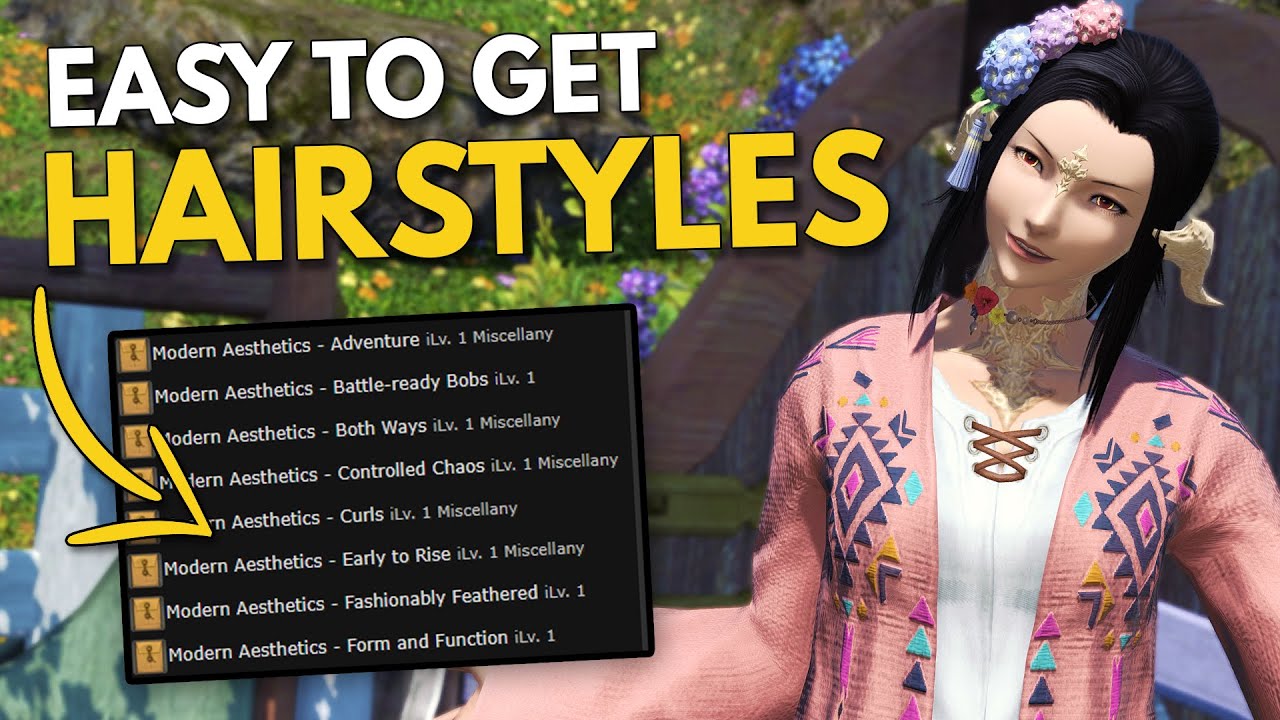Every Unlockable Hairstyle in FFXIV