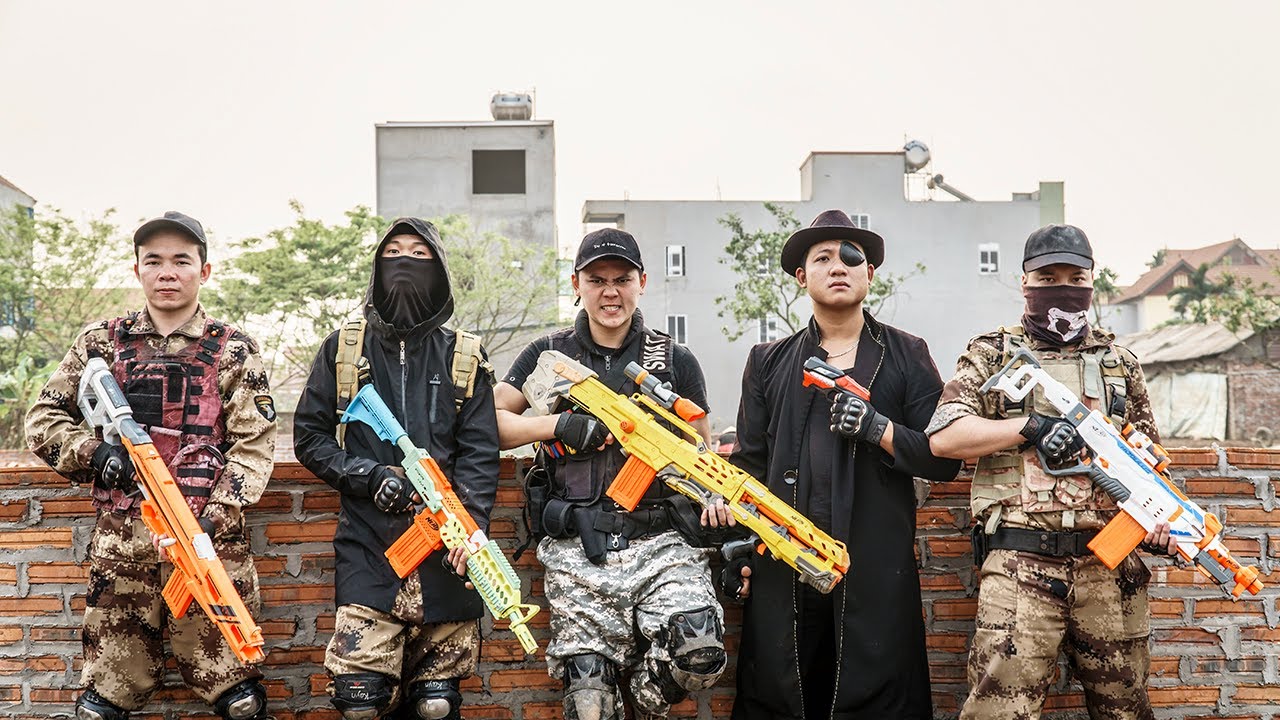 Nerf Guns War : Police Men Of SEAL TEAM Fight Mr.Dark Dangerous Criminal Group | Nerf War 2020