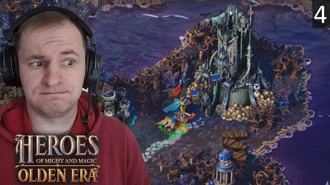 Осада замка некра и багнутое Испытание рынок и ресурсы - Heroes of Might and Magic: Olden Era ⚔️#4