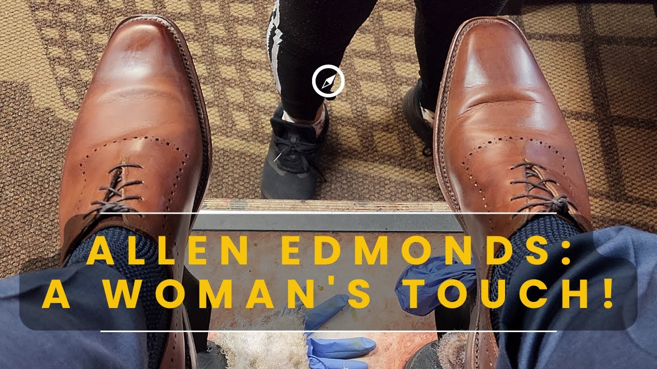 A Woman's touch!  Shoe Shine! | NYC Shoe Shine