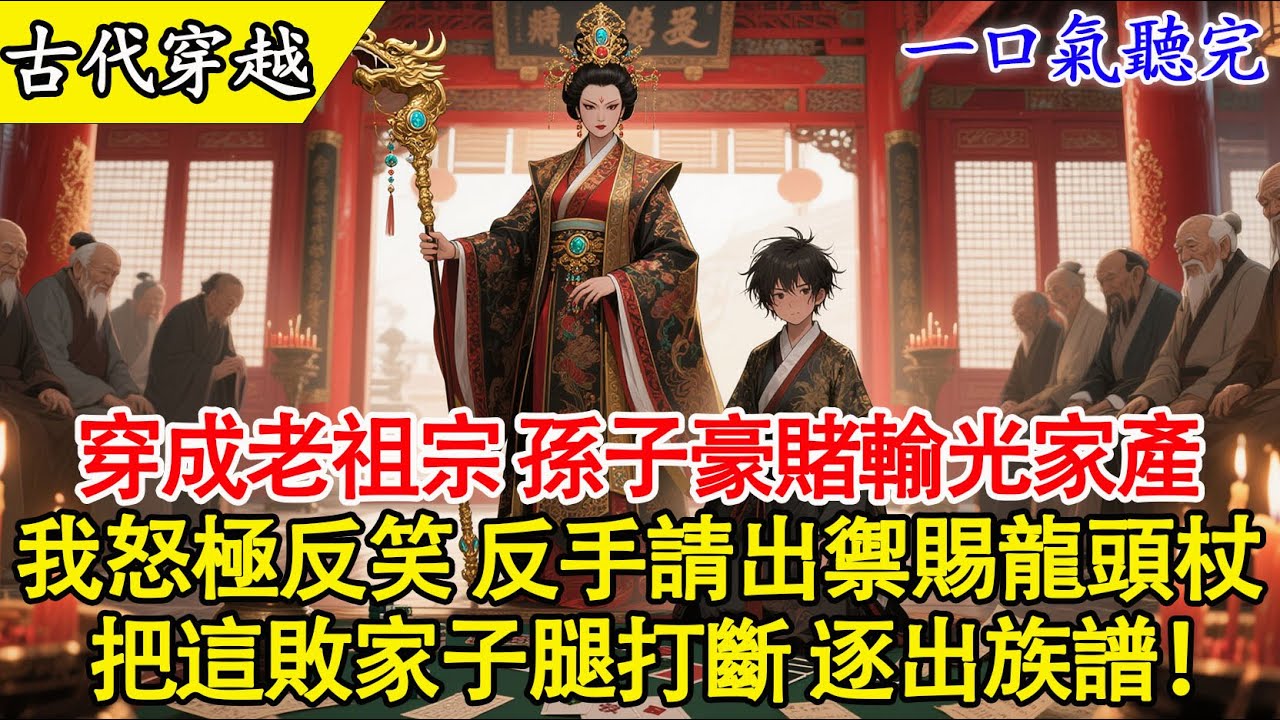 【一口氣聽完】穿成國公府老祖宗？開局手持御賜龍頭杖，打斷敗家孫子腿！靠現代商戰逆襲翻盤🔥爽文#穿越 #有聲書 #古言 #完結 #爽文 #逆襲