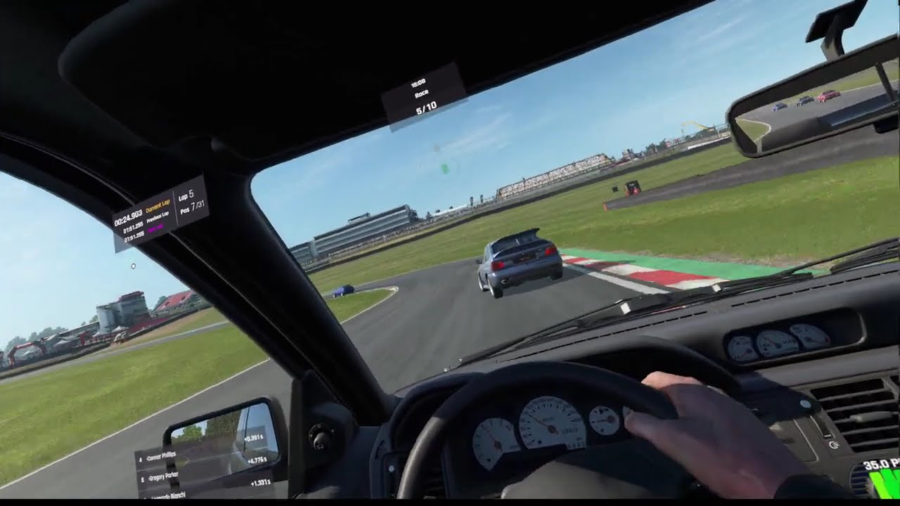 Testing VR and the Escort RS in AC Evo