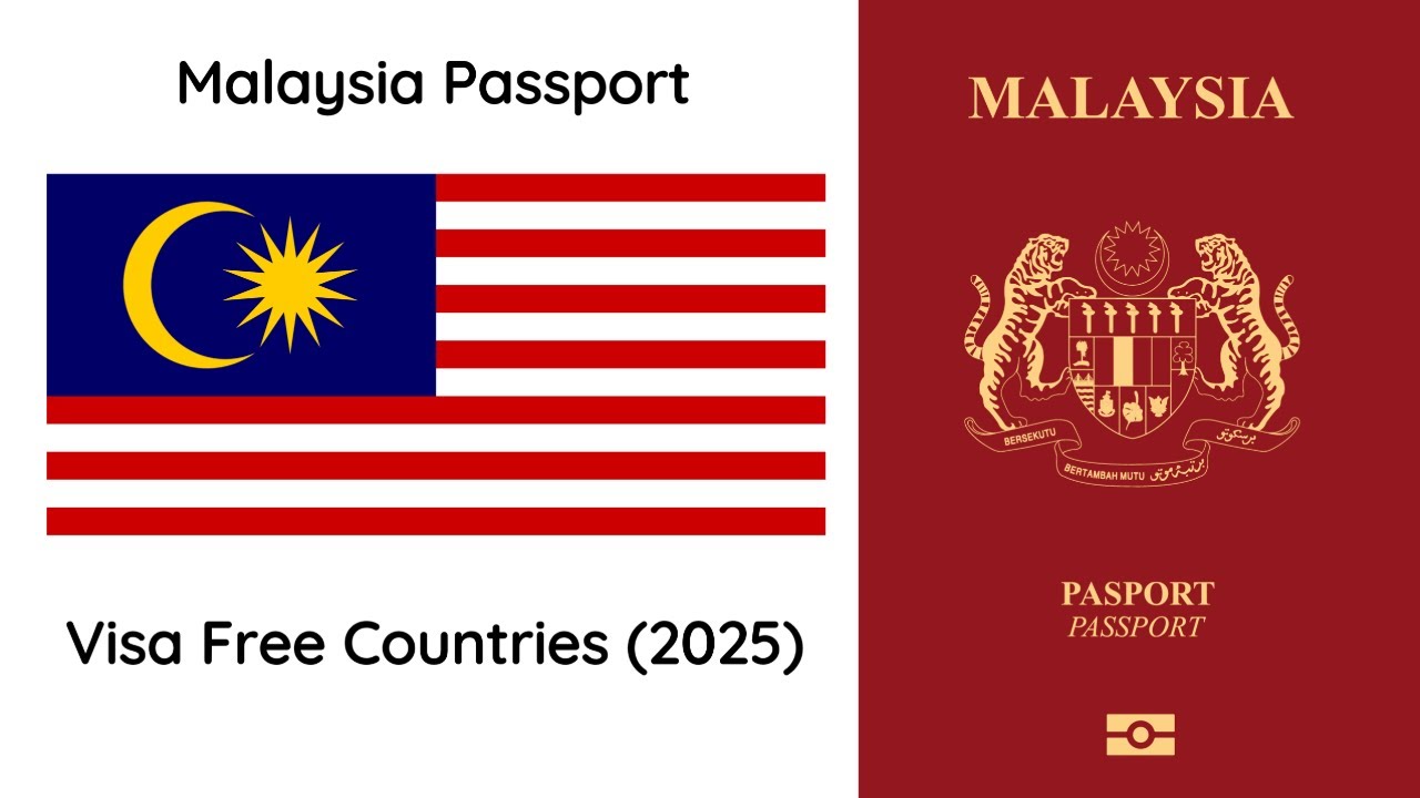 Malaysia Passport Visa Free Countries (2025) | Visa on Arrival | ETA