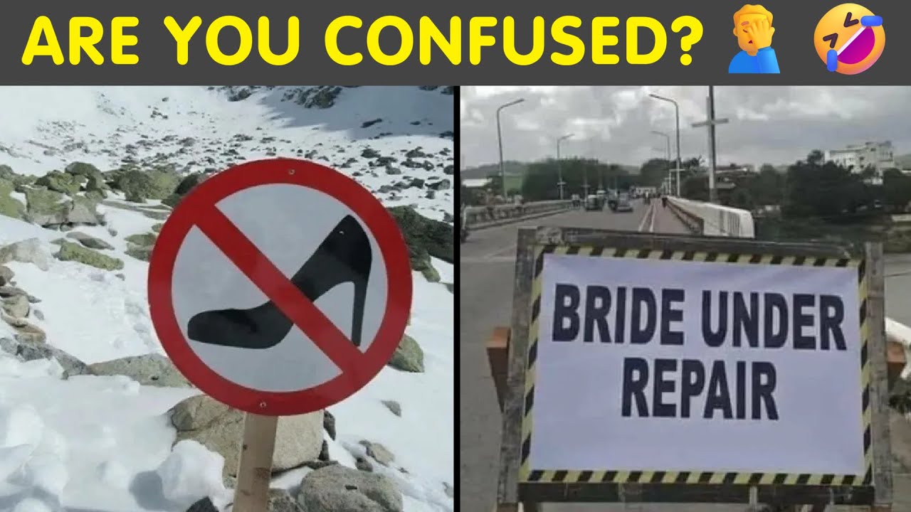 Ridiculously Stupid Signs That Make You Laugh & Question Reality 🤣