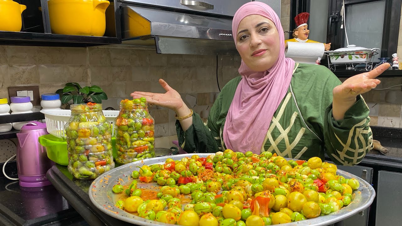 تخليل الزيتون واليمون السريع بسر التركيبة من المصنع
