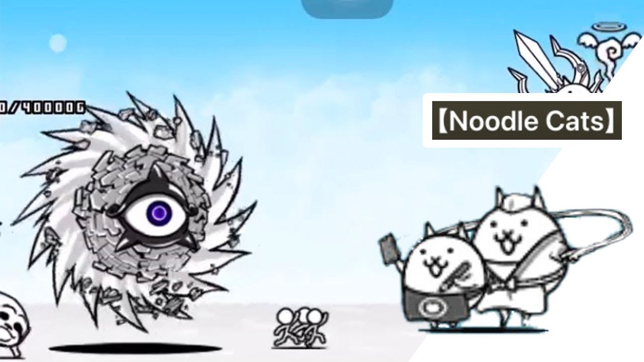 battle cat หาเเมว : noodle cats (เเมวก๋วยเตี๋ยว)
