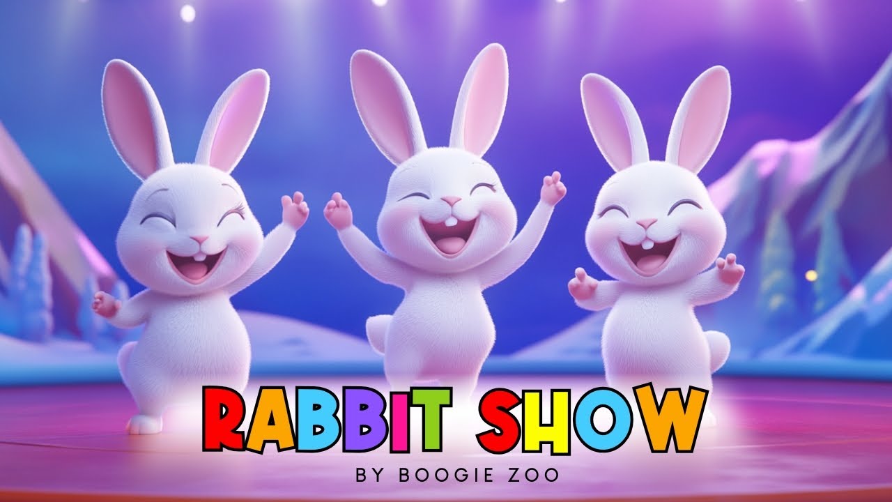 Rabbit Show | Fun Bunny Dance Song for Kids | Boogie Zoo Music