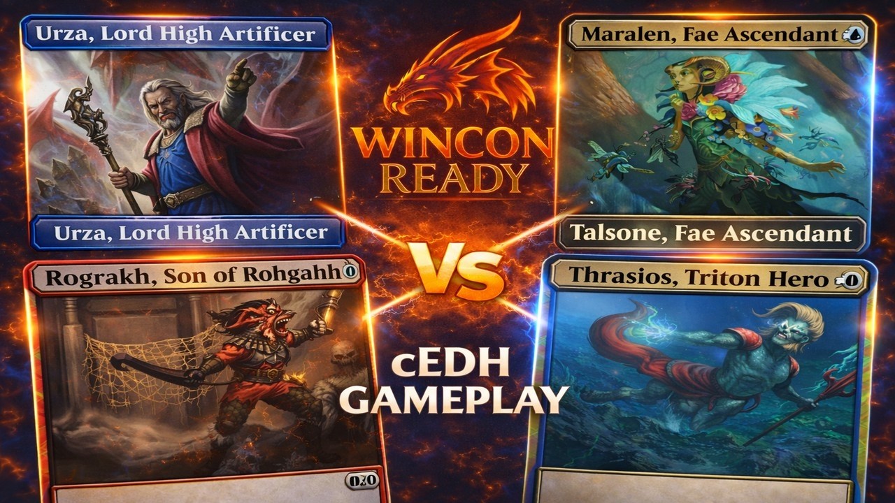 Wincon Ready cEDH Gameplay #2 - Urza vs Tymna & Thrasios vs MARALEN vs Rograkh &Tymna