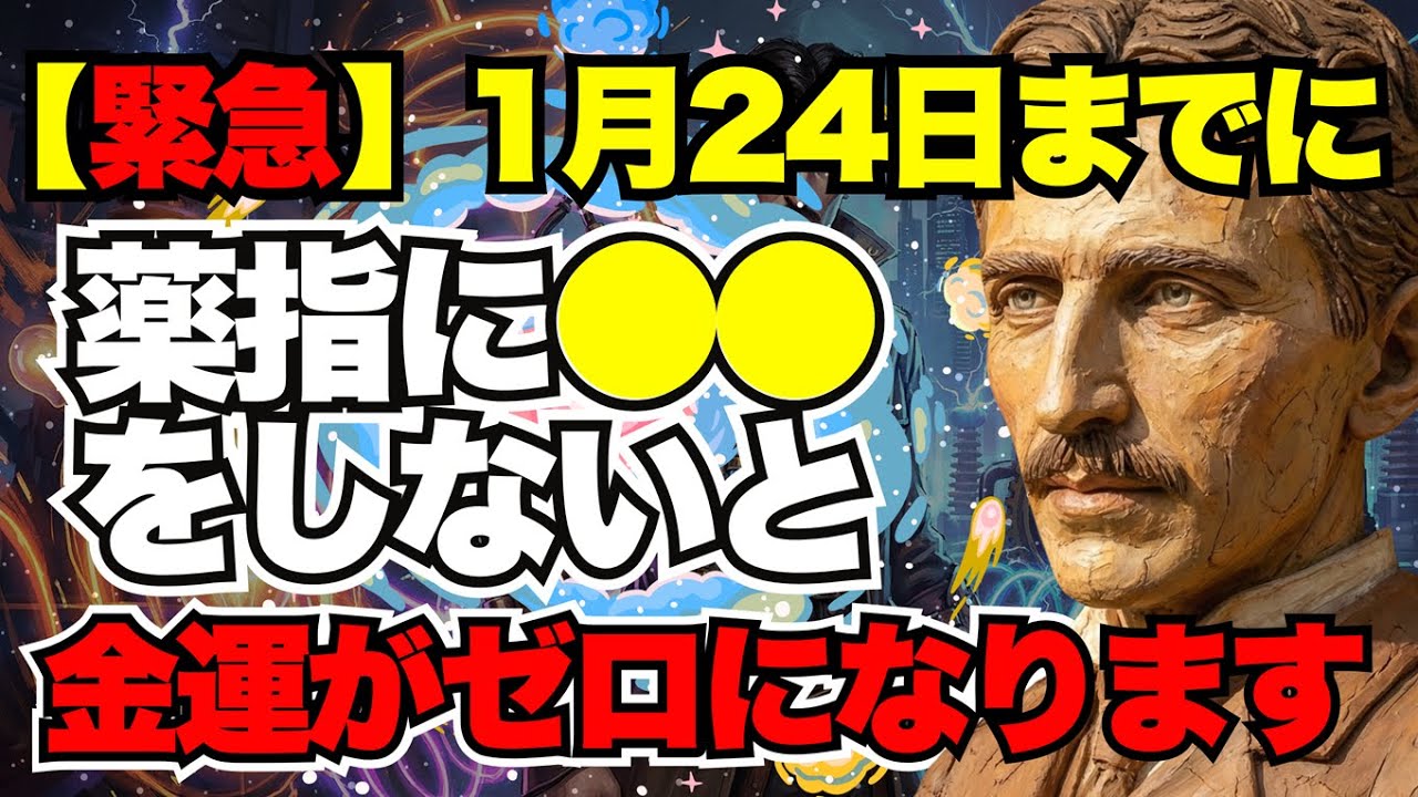 【※99％は知らない】左手の薬指に指輪がない人は、心臓から金運がダダ漏れしています。テスラが警告する「貧乏神の侵入口」を今すぐ塞いでください｜人体科学｜名言｜偉人の言葉｜ニコラ・テスラ