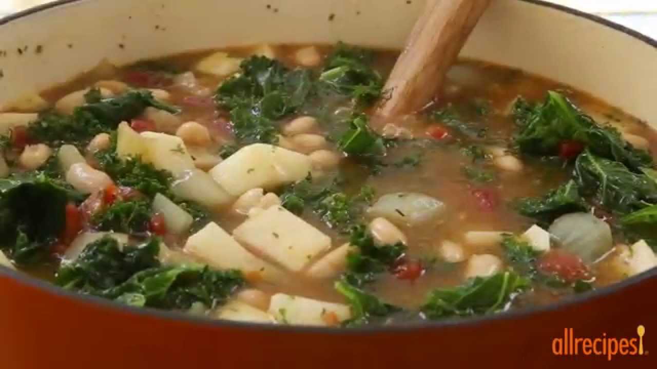 How to Make Kale Soup | Vegetarian Recipes | Allrecipes.com