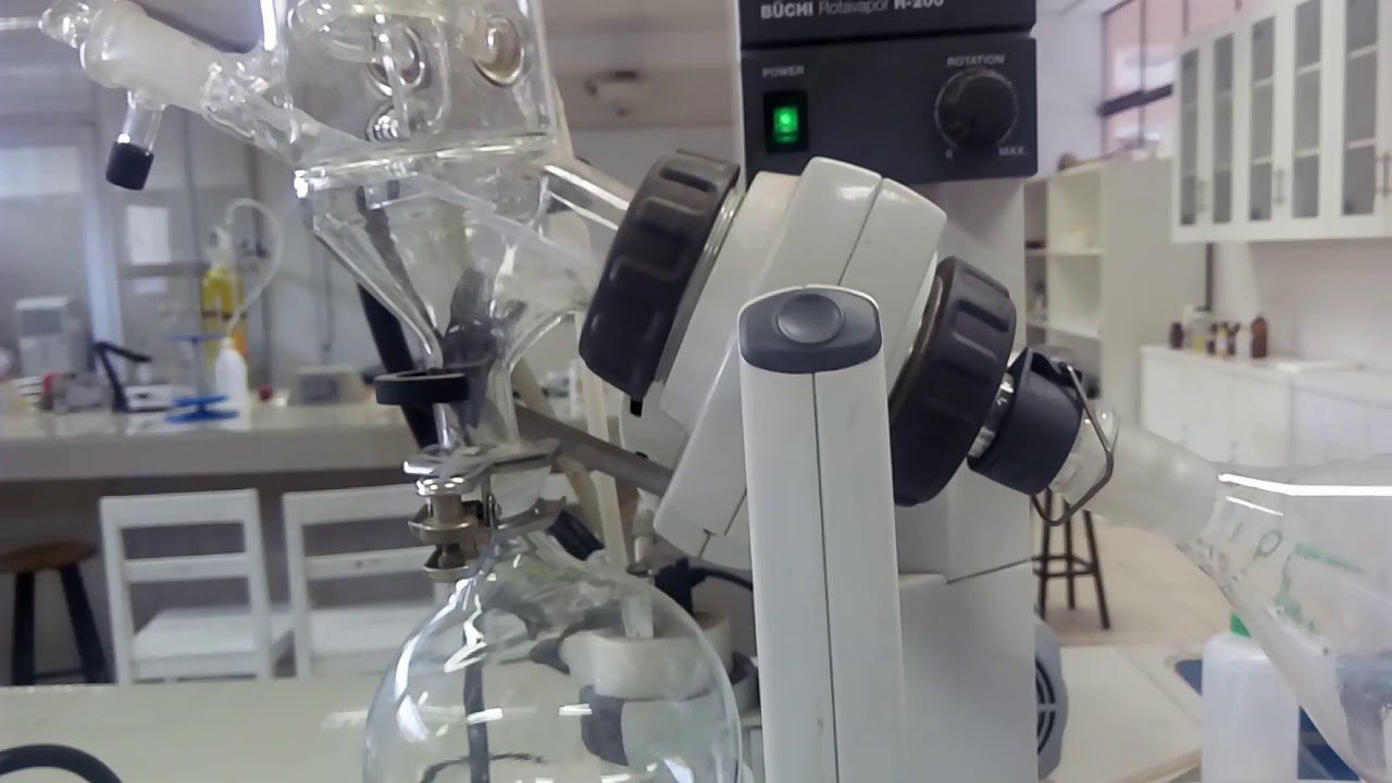 USO DEL ROTAVAPOR A PRESION REDUCIDA