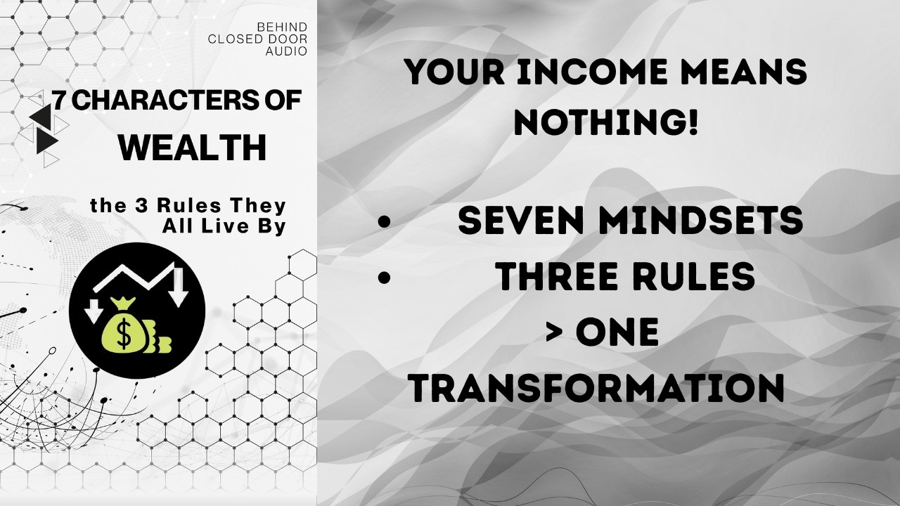 THE 7 CHARACTERS OF WEALTH: And the 3 Rules They All Live By, Behind closed door audio