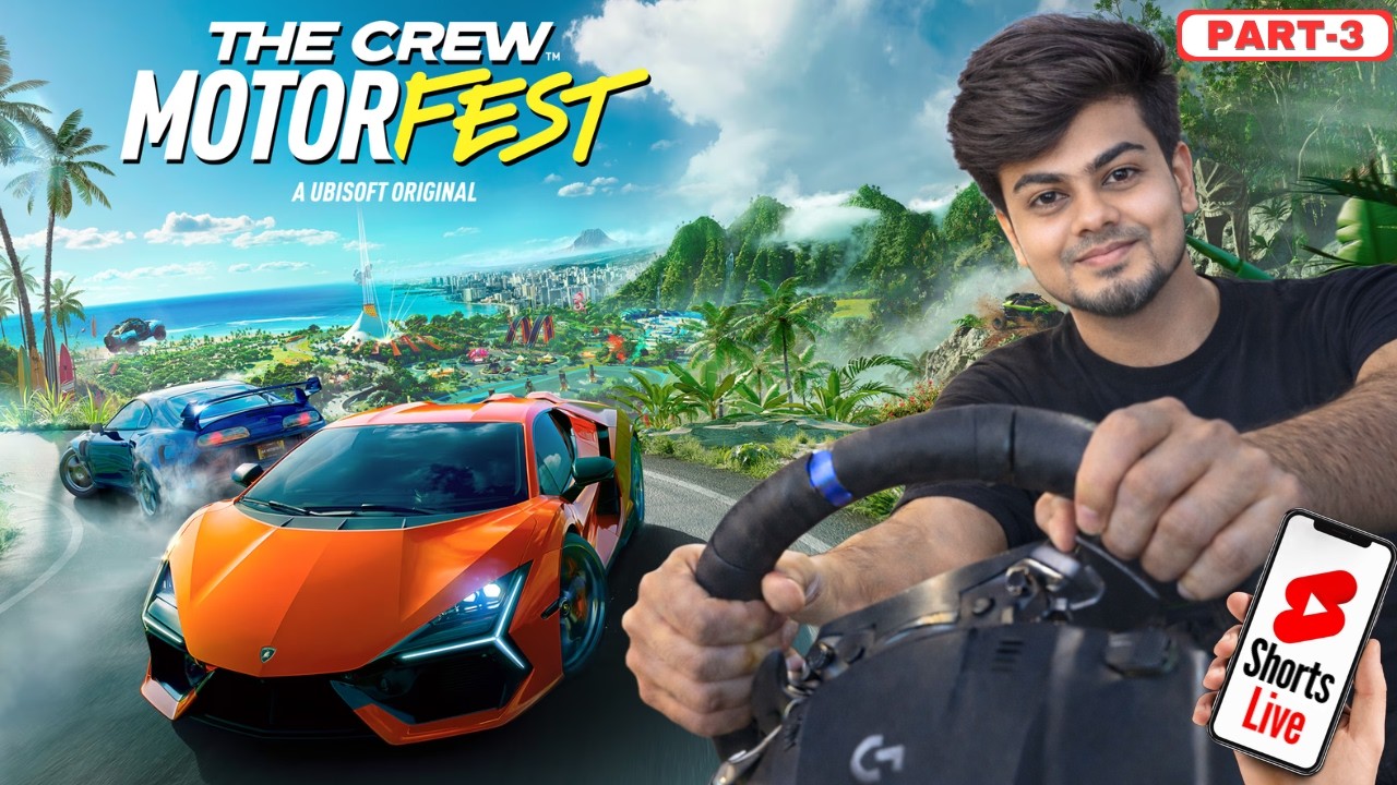 The Crew Motorfest in Logitech G923 with @Jpsaitamilgaming@Prithiv-26  #tamil #gaming #shorts