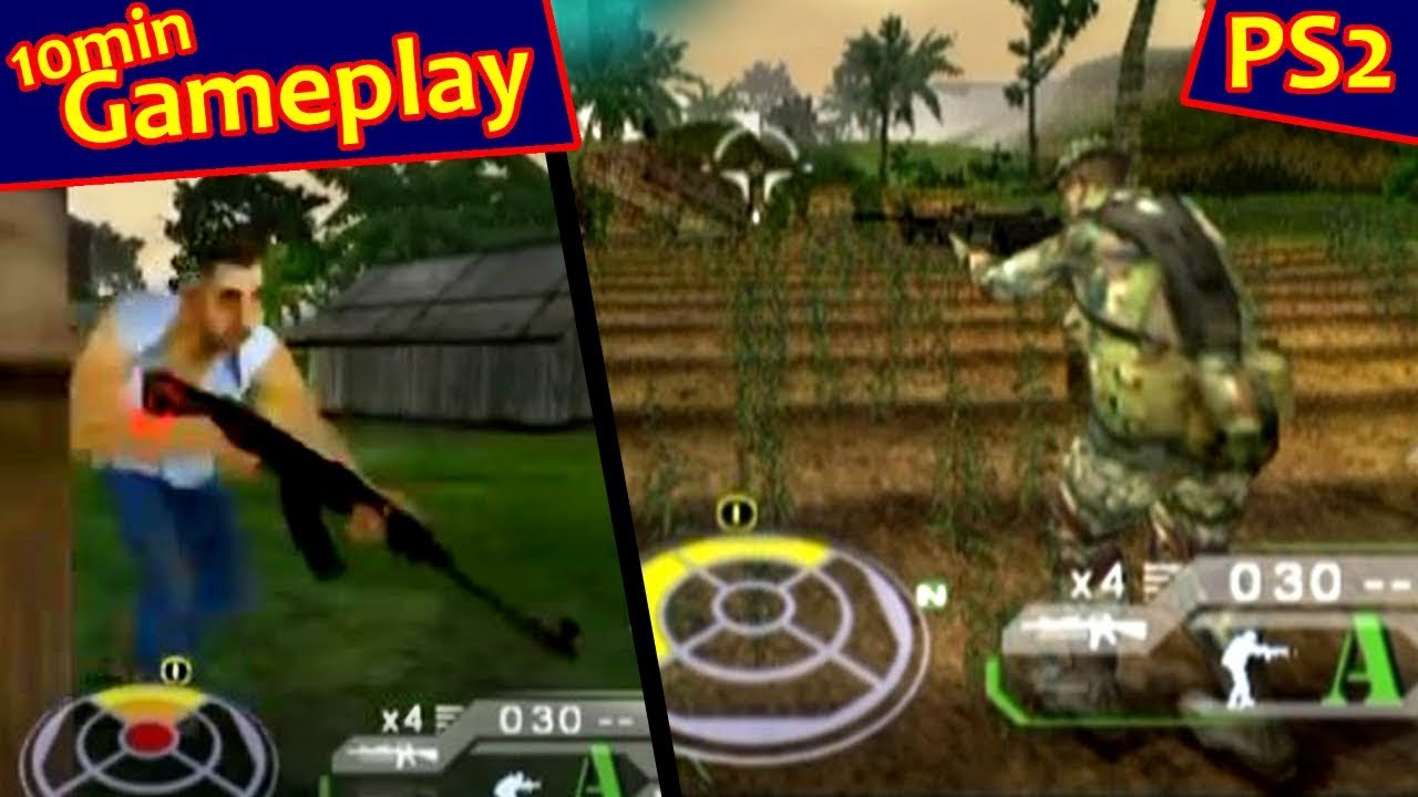 Tom Clancy's Ghost Recon: Jungle Storm ... (PS2) Gameplay