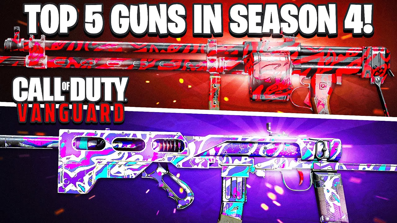 *TOP 5 GUNS* in VANGUARD SEASON 4 ⭐ BEST WEAPONS & CLASS SETUPS for Vanguard Multiplayer