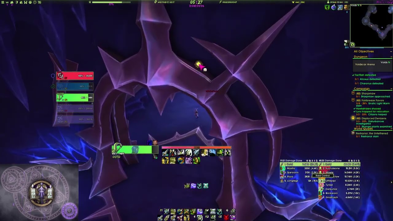 Quests | chills |  Leveling | Dungeon - Hunter