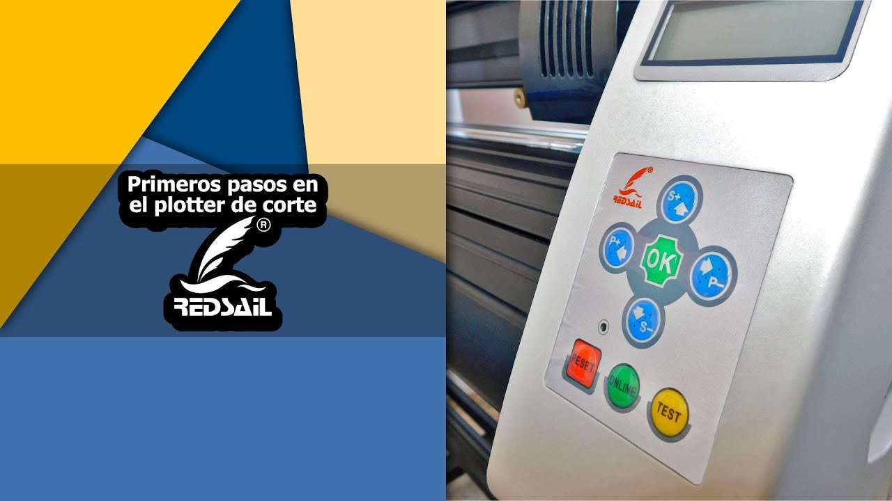 Primeros pasos en el plotter de corte marca REDSAIL
