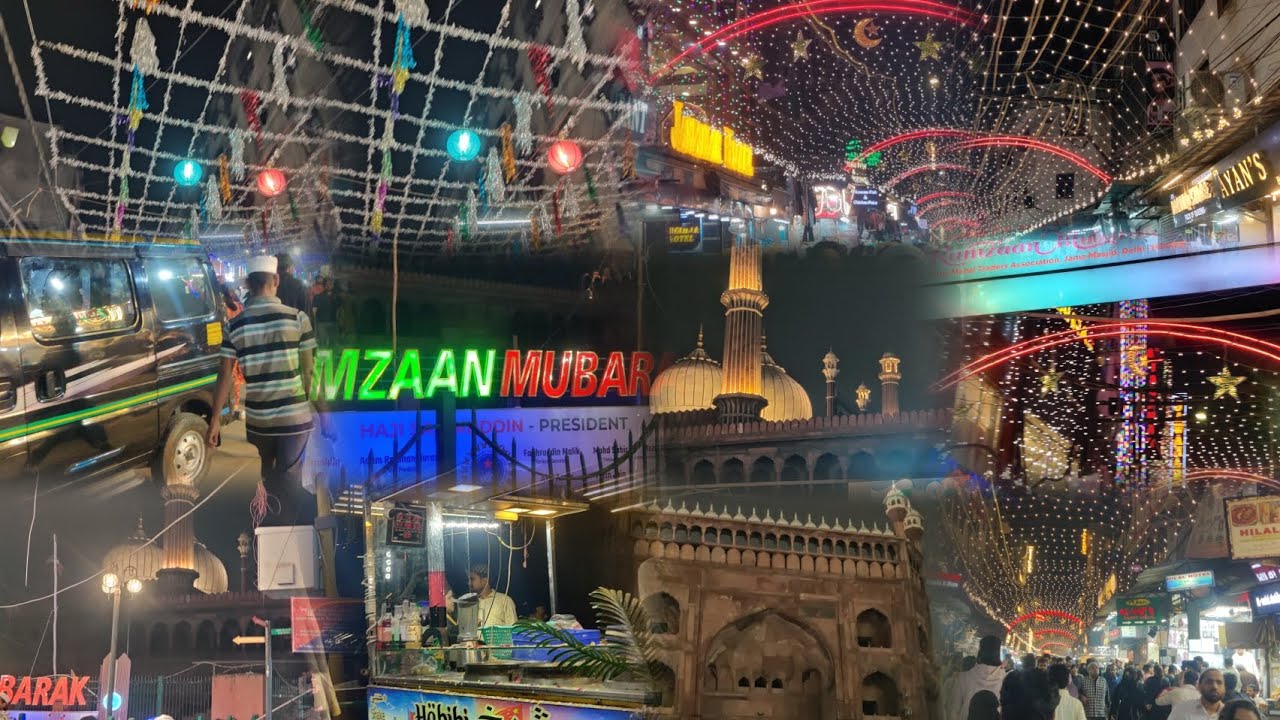 Jama masjid tour mashallah very beautiful place ramzan 5nd roza mubarak alhamdulillah 