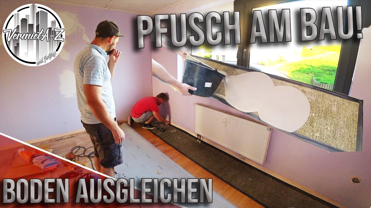 Das erste mal Ausgleichsmasse gemacht / Elektro-Schaltschrank erneuert