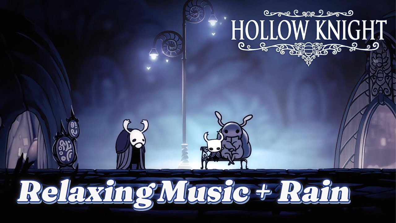 Hollow Knight | Relaxing Music & Rain Ambience ( Sleep, Study, Relax)