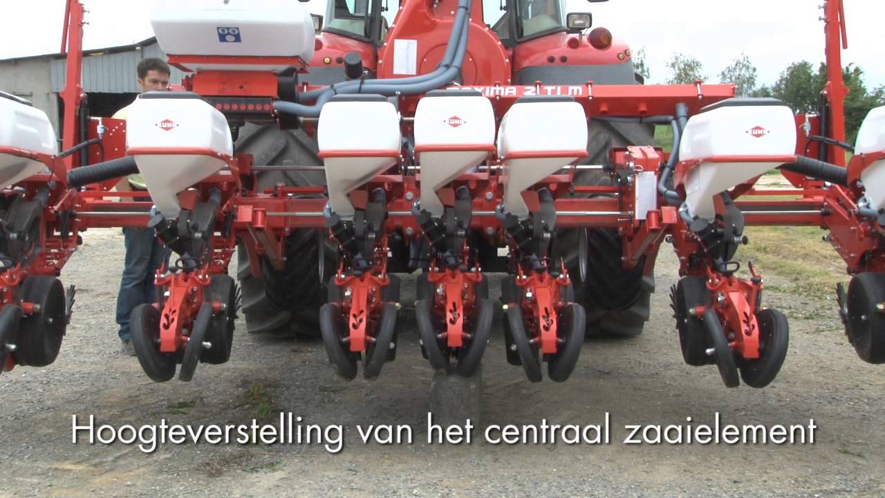 Kuhn in bedrijf stellen precisiezaaimachine_2014