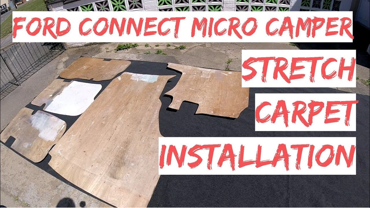 Ford Connect Micro Camper Conversion Carpeting Ply & Headlining Panels