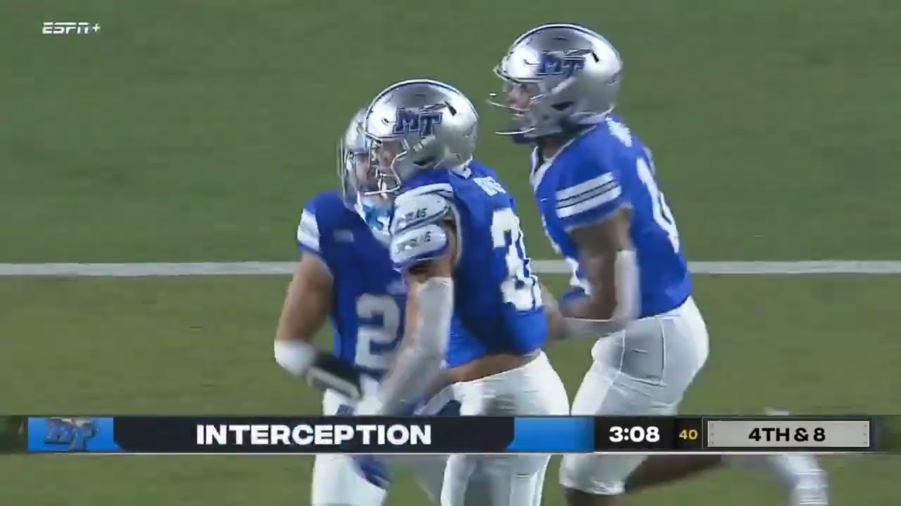 MTSU Football vs Tennessee Tech highlights - 8/31/24