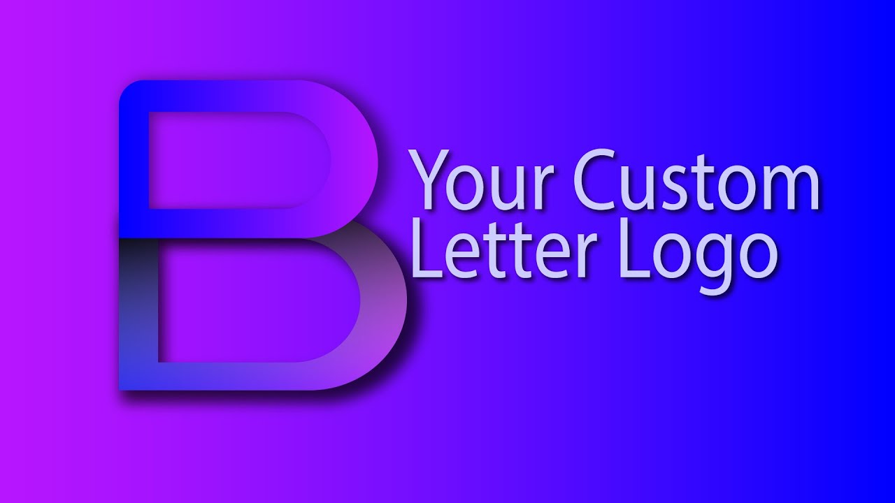 How to Make a Custom Letter Logo with Shapes | Illustrator