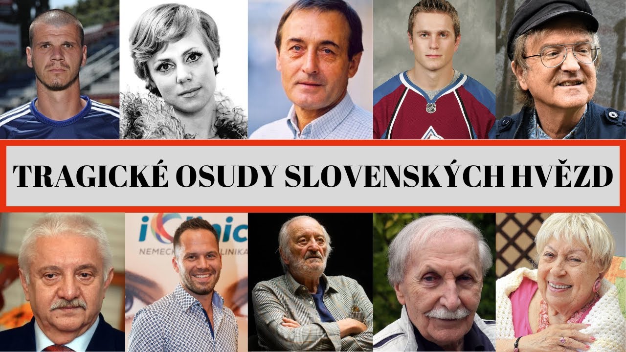 Slovensk&eacute; zn&aacute;m&eacute; osobnosti, kter&eacute; už nejsou mezi n&aacute;mi&hellip; 😢