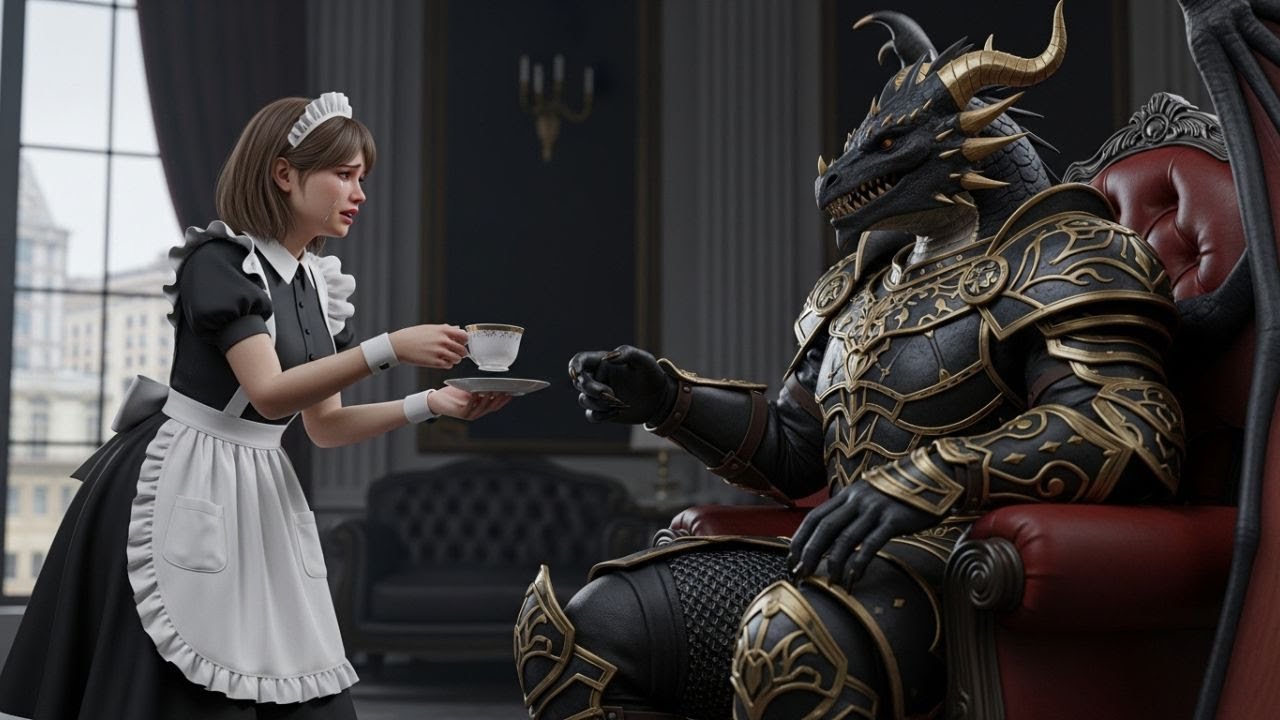 Emperador dragón ve moretones en una sirvienta humana y tras la verdad convoca a la guardia imperial