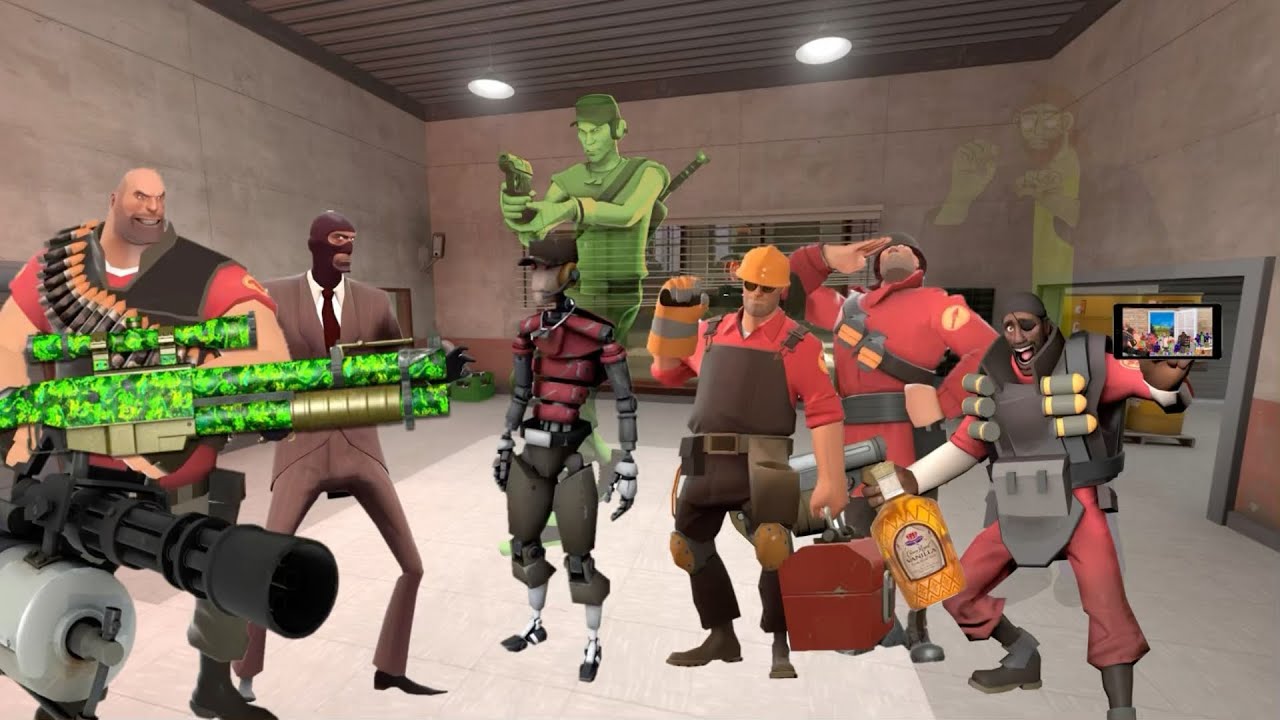 [TF2 ai] Engineer builds a robot Scout…