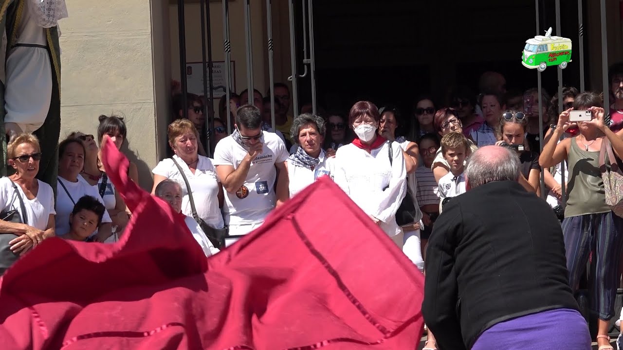 Fiestas de Burlada/Burlatako Jaiak 2022: HOMENAJE A JOSU MARCO -ri OMENALDIA
