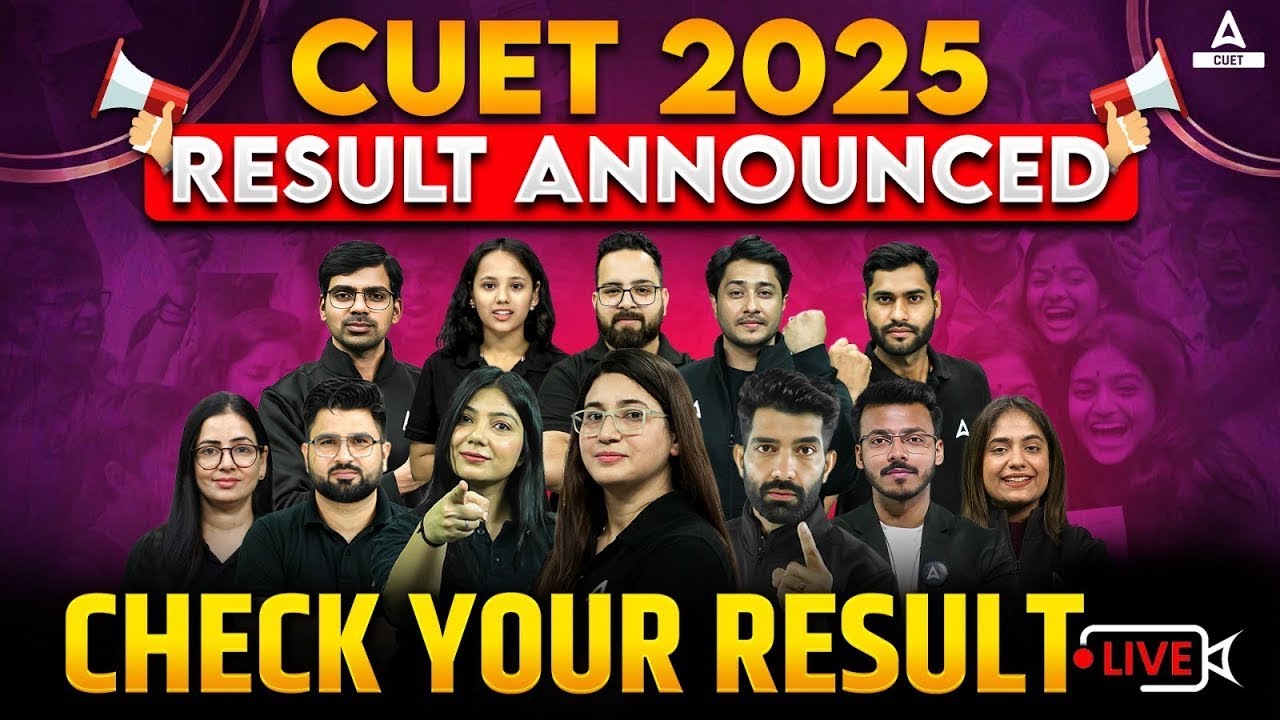 CUET UG Result 2025 OUT 🔥 Check Your CUET Result LIVE? 🔴 Cut Off क्या रहेगी ?