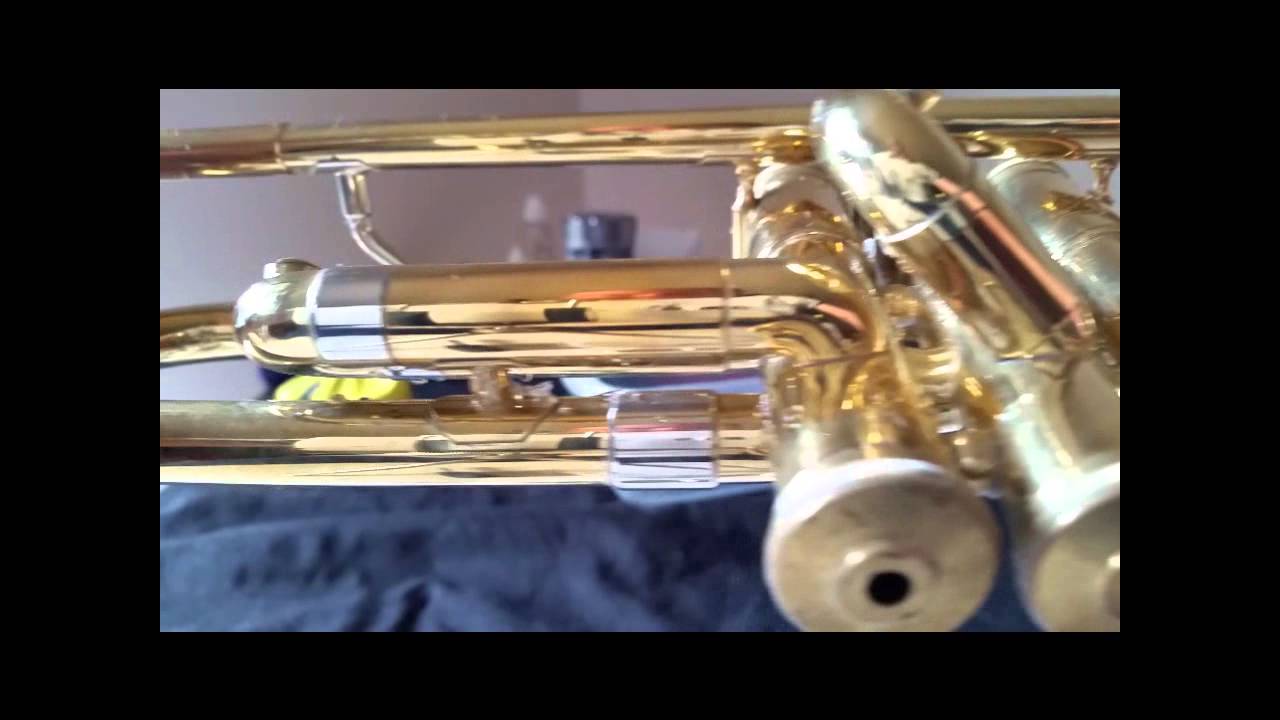 CONVERT Bb TO C TRUMPET 2 STRIP OLD LACQUER