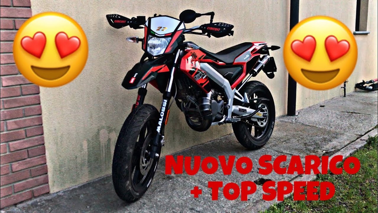 UNBOXING + TOP SPEED + TEST SOUND CON IL NUOVO SCARICO |Aprilia sx 50 2019|