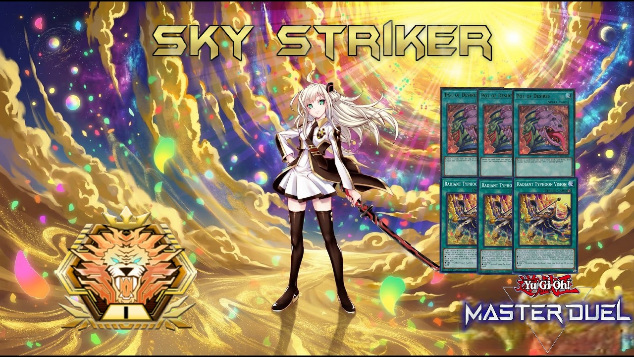 Sky Striker Master 1 ft. Vision | BREAK BOARDS IN DRAW PHASE! | Yugioh Master Duel Season 51