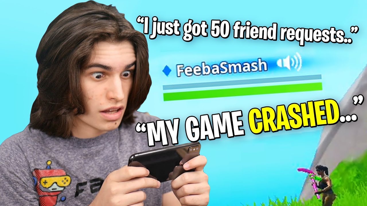 my fortnite livestream triggered random duos...