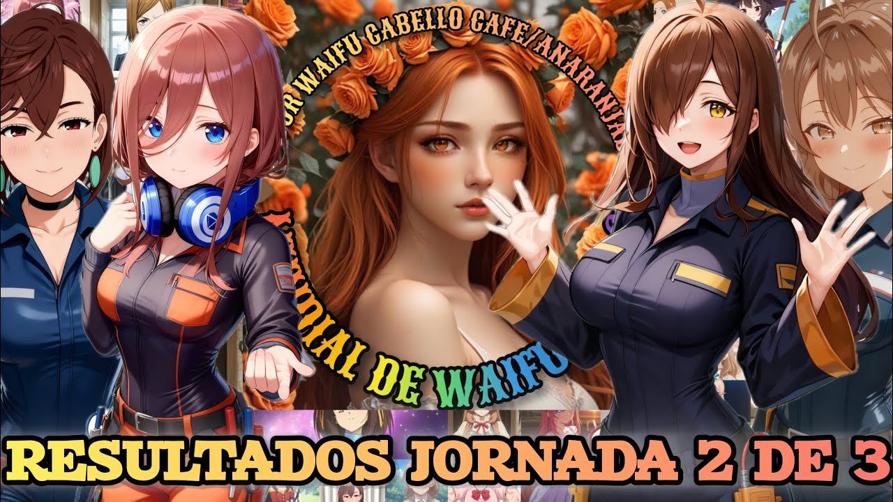 Mejor Waifu Cabello Cafe-Anaranjado (🤎 WCCA 🧡)//Jornada 2 de 3 (Resultados)