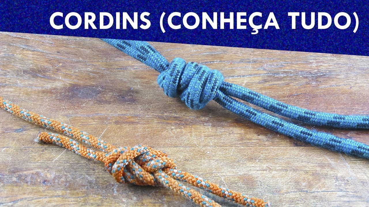 Equipamentos - Cordim / cordelete de escalada e verticalidade (saiba tudo sobre)