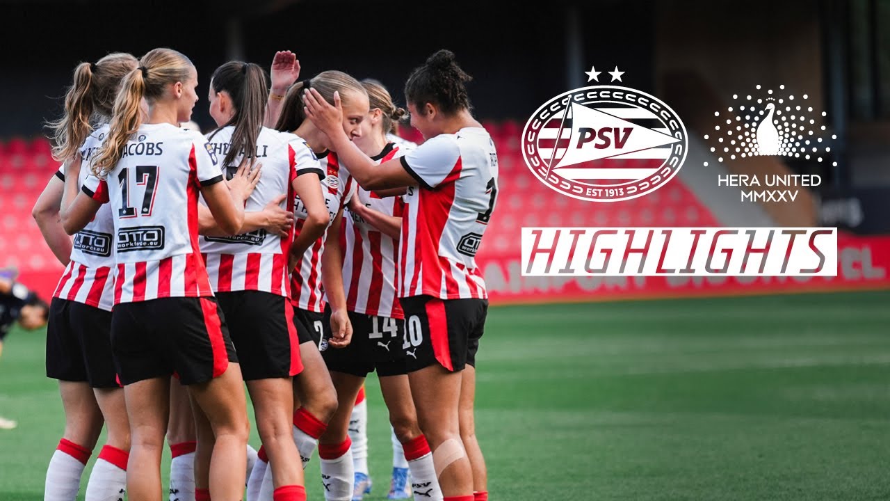 Highlights | Ruime overwinning voor PSV Vrouwen in Eindhoven 🎯