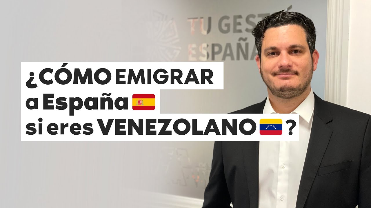 ¿CÓMO EMIGRAR a España siendo Venezolano? 🛩️ 🇪🇸 🇻🇪