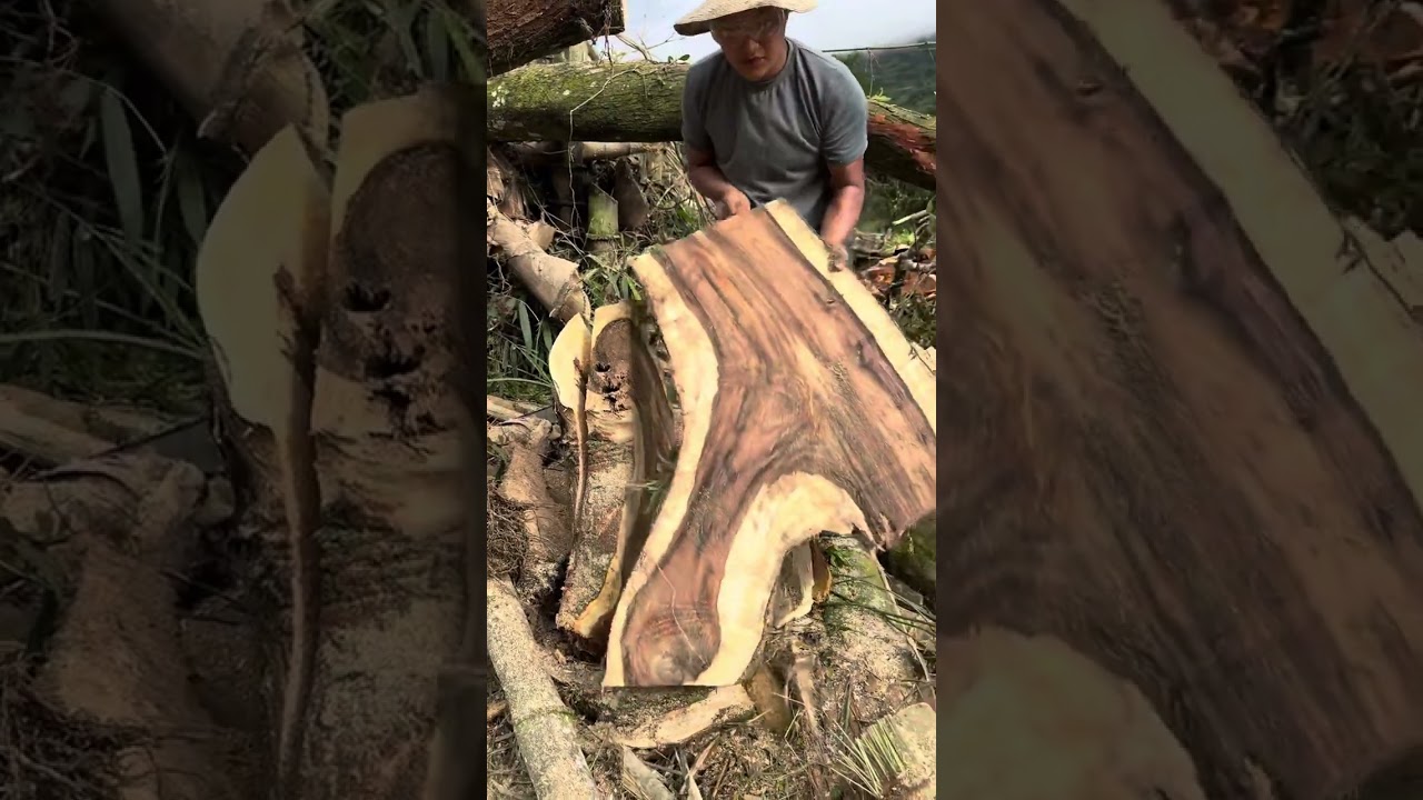 Reciclando madera natural para muebles rústicos