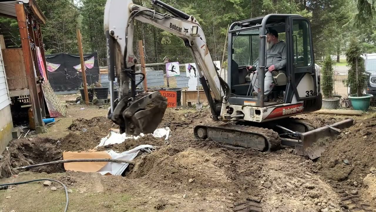 Up to my neck in sh*!t fixing a plugged septic system